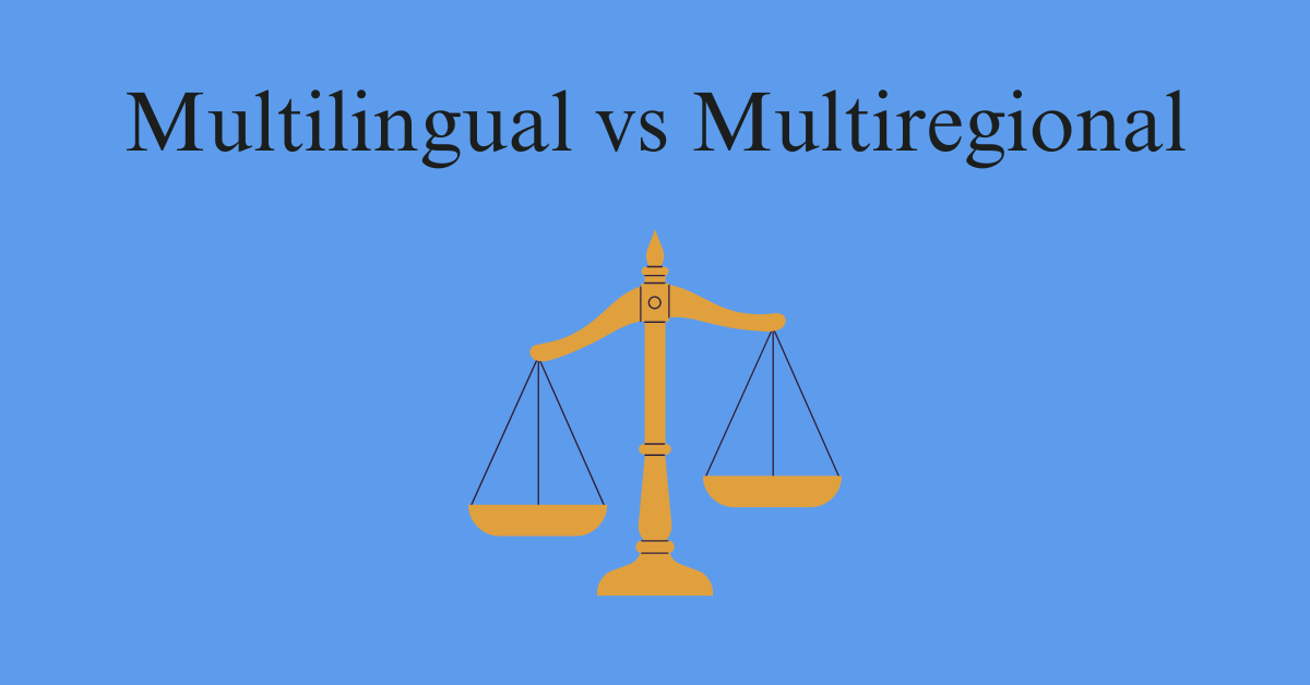 Multiregional vs Mehrsprachig